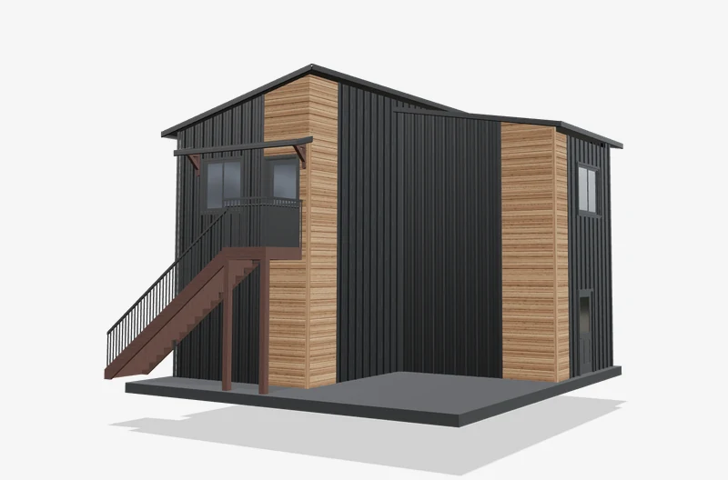Paisley Mono Slope + Garage