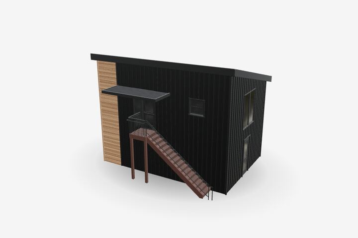 Seattle DADU Mono Slope + Garage