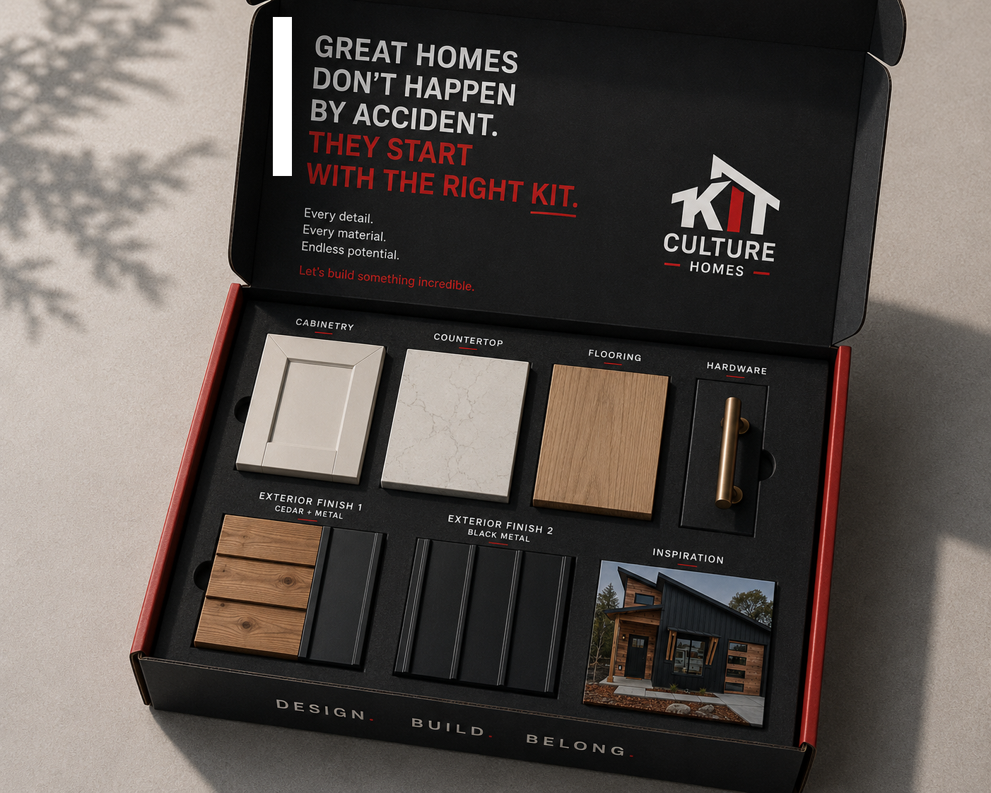 Material sample box