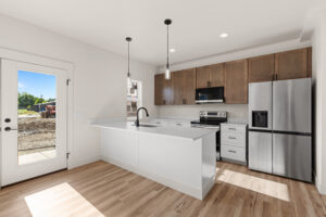 The interior of a granny flat ADU from kit culture