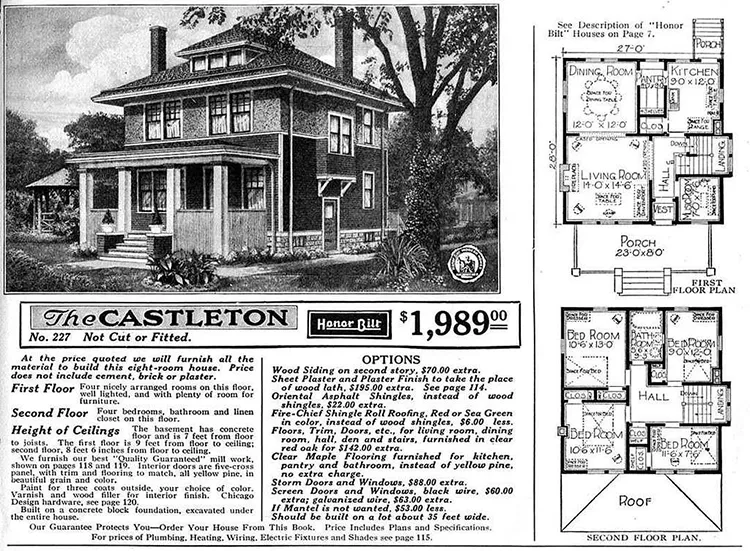 A old sears roebuck kit home ad