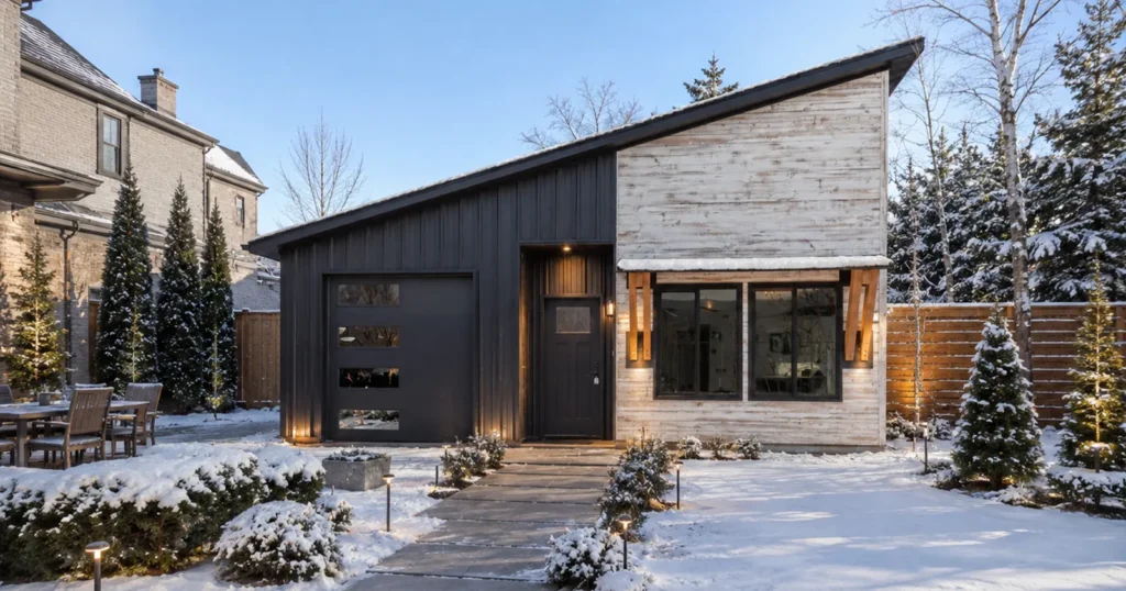 An ADU is Spokane Valley, Washington in winter