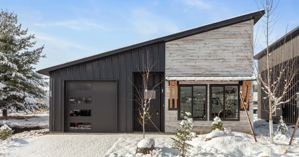 799 sq ft Cottage kit home exterior in Idaho, a smaller footprint that keeps prefab homes low cost