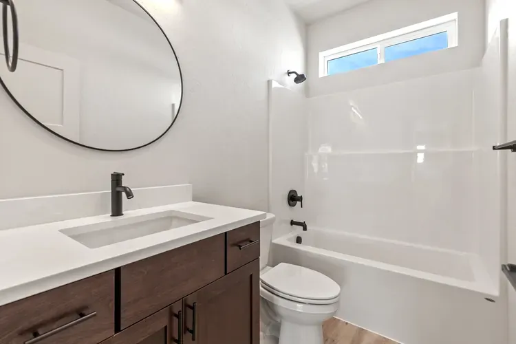 Open interior of the 799 sq ft Cottage, one of the smaller home kits Kit Culture offers