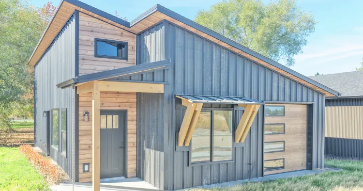 A kit home used as an ADU in Washington, where state law now eases mother-in-law suite permitting